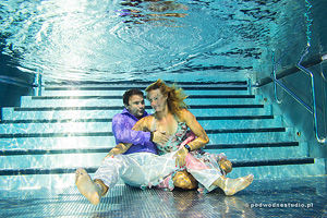 Ewa i Radek w sesji pod wodą. zdjęcie 8