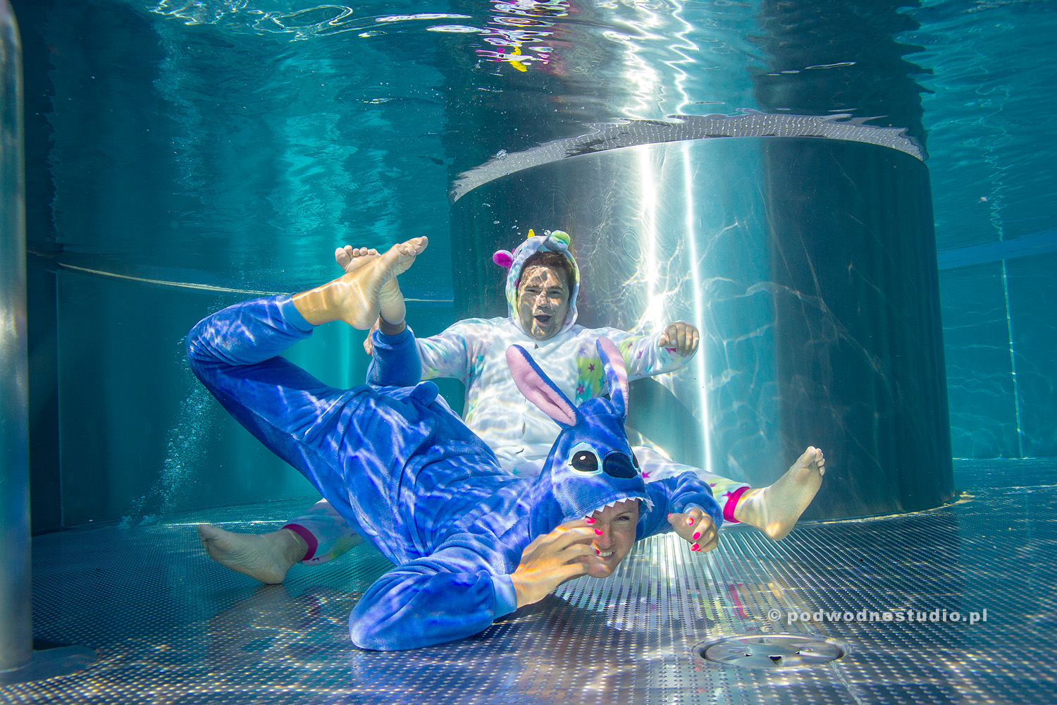 Ewa i Radek w zabawnej sesji pod wodą